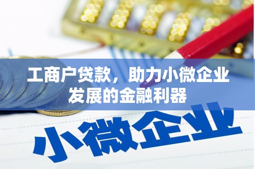 和平工商户贷款，助力小微企业发展的金融利器
