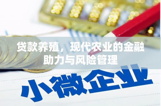 和平贷款养殖，现代农业的金融助力与风险管理