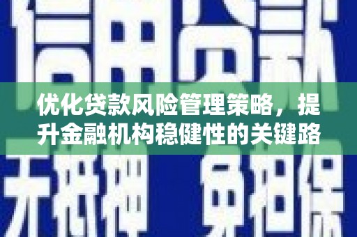 和平优化贷款风险管理策略，提升金融机构稳健性的关键路径