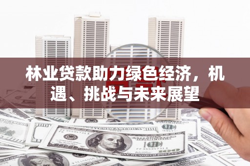 和平林业贷款助力绿色经济，机遇、挑战与未来展望