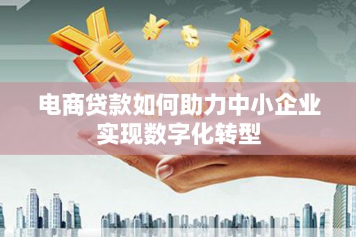 和平电商贷款如何助力中小企业实现数字化转型