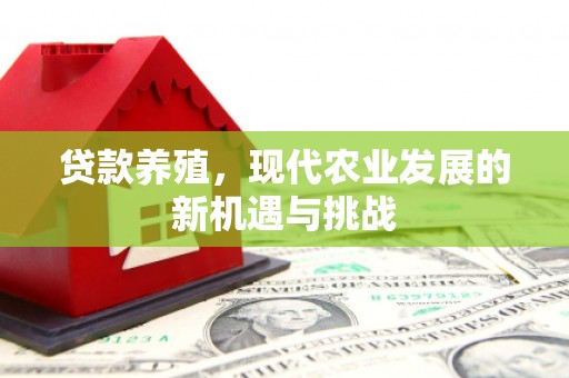 和平贷款养殖，现代农业发展的新机遇与挑战