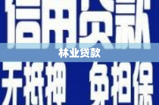 和平林业贷款