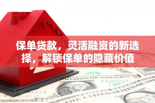 和平保单贷款，灵活融资的新选择，解锁保单的隐藏价值