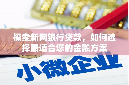 和平探索新网银行贷款，如何选择最适合您的金融方案