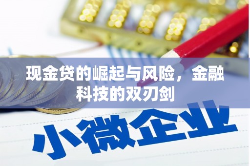 和平现金贷的崛起与风险，金融科技的双刃剑