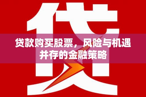 和平贷款购买股票，风险与机遇并存的金融策略