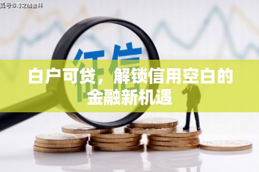 和平白户可贷，解锁信用空白的金融新机遇