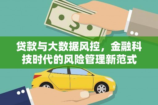 和平贷款与大数据风控，金融科技时代的风险管理新范式