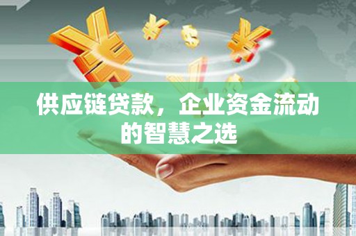 和平供应链贷款，企业资金流动的智慧之选