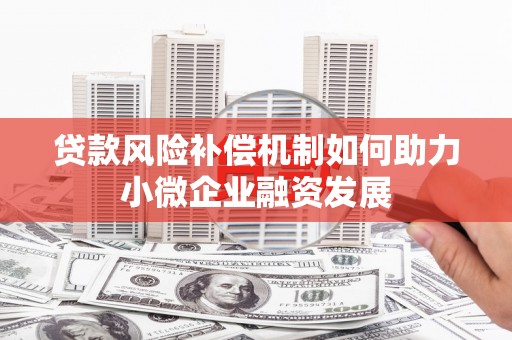 和平贷款风险补偿机制如何助力小微企业融资发展