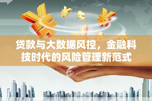 和平贷款与大数据风控，金融科技时代的风险管理新范式