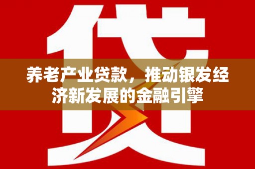 和平养老产业贷款，推动银发经济新发展的金融引擎