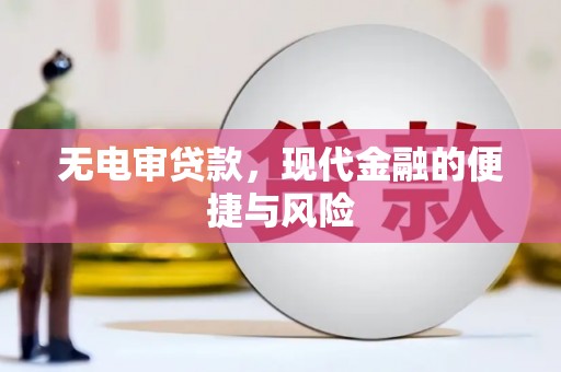 和平无电审贷款，现代金融的便捷与风险