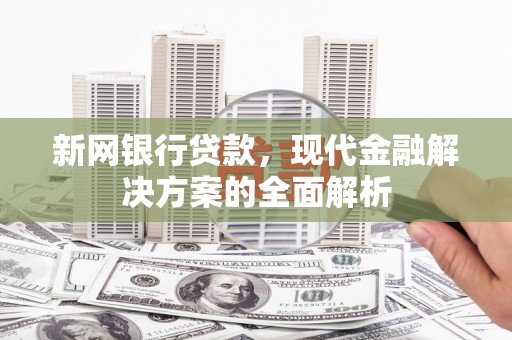 和平新网银行贷款，现代金融解决方案的全面解析