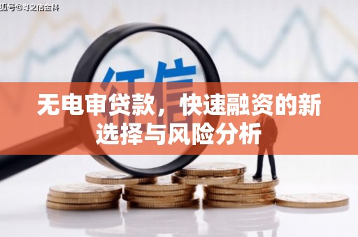 和平无电审贷款，快速融资的新选择与风险分析