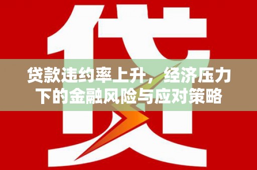 和平贷款违约率上升，经济压力下的金融风险与应对策略