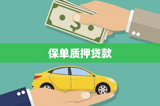和平保单质押贷款